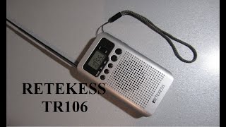 Обзор радиоприемника RETEKESS TR106 - карманное радио