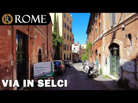 Visita guiada a Roma ➧ Via in Selci - Piazza di S. Martino ai Monti [4K Ultra HD]
