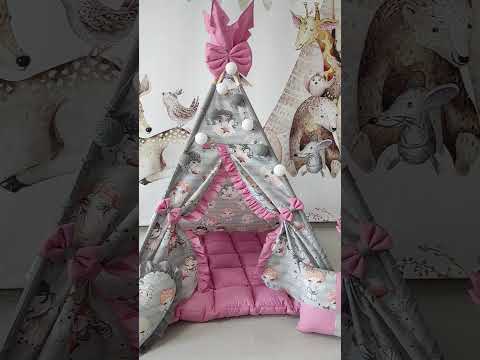 Вигвам для девочки Страна фей с мягким матрасиком - фото 1 - id-p2619862354