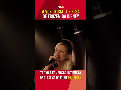 Cantora e dubladora da Disney interpreta Elsa de Frozen ao vivo! #shorts #frozen #disney