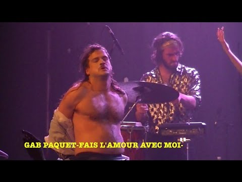 Gab Paquet à l'impérial de Québec, le 12 novembre 2016-Fais l'amour avec moi-