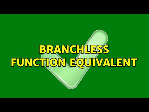 Branchless function equivalent
