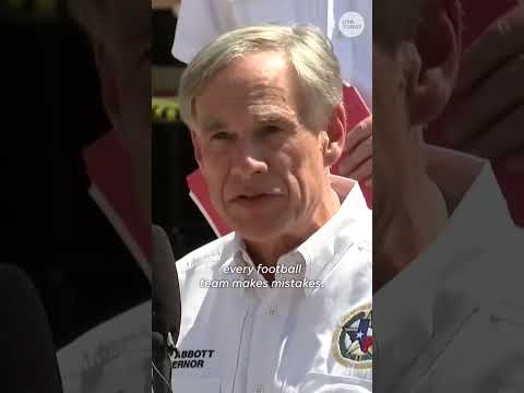 Texas Governor Greg Abbott faces flood response questions Shorts