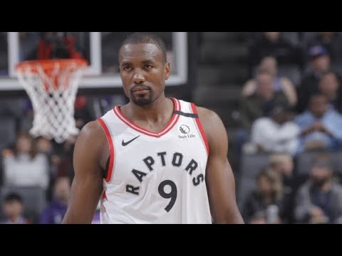 Serge Ibaka Block Tim Hardaway Jr Raptors vs Knicks