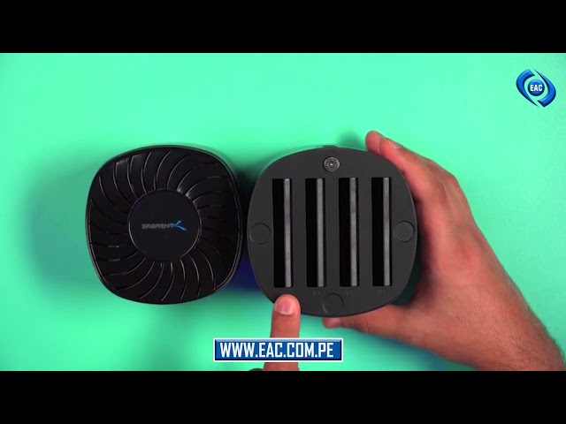 Vídeo relacionado con SABRENT SSD Estación de Acoplamiento de 2,5 Pulgadas SSD/HD| hasta 16TB (4 Bahías) con Fuente de alimentación [DS-4SSD]