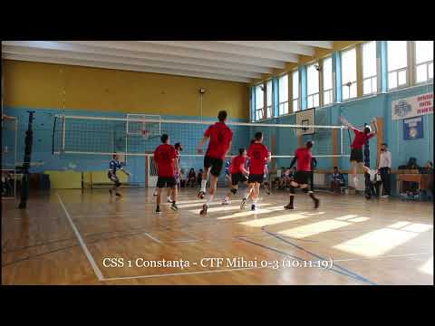 Tudor Constantinescu (nr. 8) - setter's highlights: CSS Constanta - CTF Mihai I 0-3 (juniors)