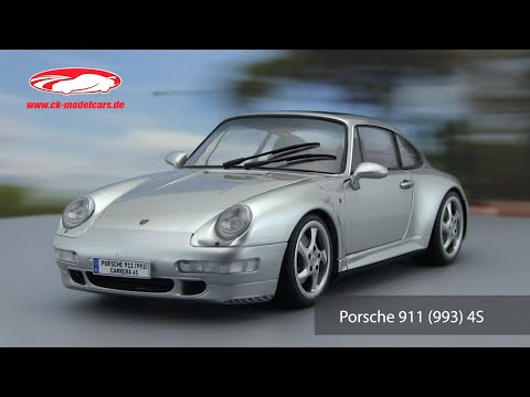 Solido 1:18 Porsche 911 (993) 4S year 1996 polar silver