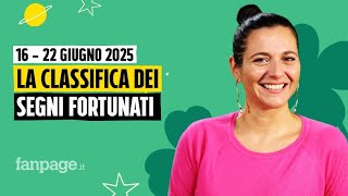 Oroscopo, la classifica dei segni più fortunati della settimana dal 16 al 22 giugno 2025