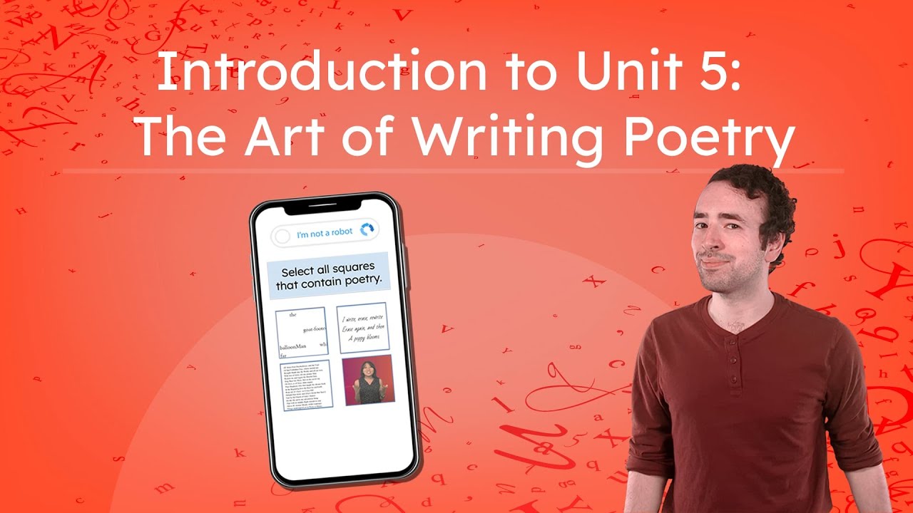 Introduction to Unit 5: The Art of Writing Poetry - Creative Writing for Teens!