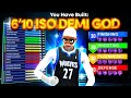 NEW 6 10 TWO WAY ISO DEMI GOD Is The NEW META On NBA2K25 OMG BEST DRIBBLE MOVES FOR 6 10 BUILDS