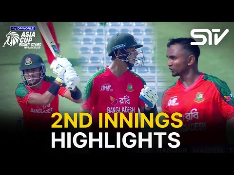 2nd Innings Highlights | Bangladesh vs Hong Kong | Match 03 | Asia Cup Rising Stars 2025 | ZH1K