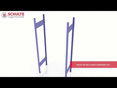 Boltless shelving assembly – step by step