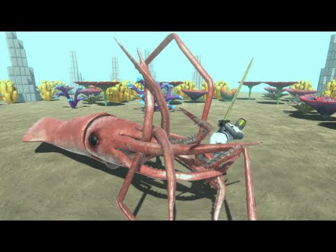 NEW UNIT Colossal Squid vs ALL UNITS Animal Revolt Battle Simulator