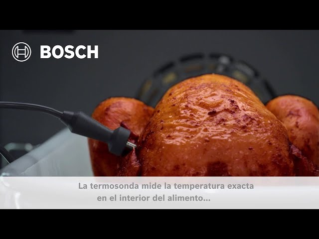 Bosch HRG6767S2 Horno Multifunción Pirolítico con Vapor Añadido 71L Negro/Inox video