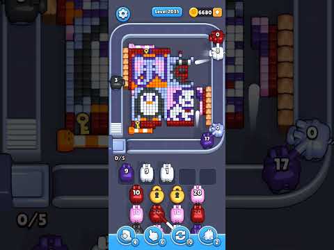 Pixel Flow Level 2035 Walkthrough