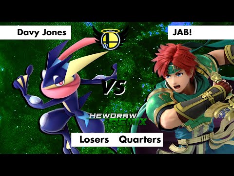 Davy Jones (Greninja) VS JAB! (Roy) | NOTCADE Summer Series #8 - HDR Losers Quarterfinals