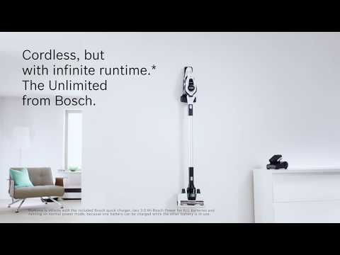 Įkraunamasis dulkių siurblys Bosch Serie | 8 Unlimited ProPower, Juodas video