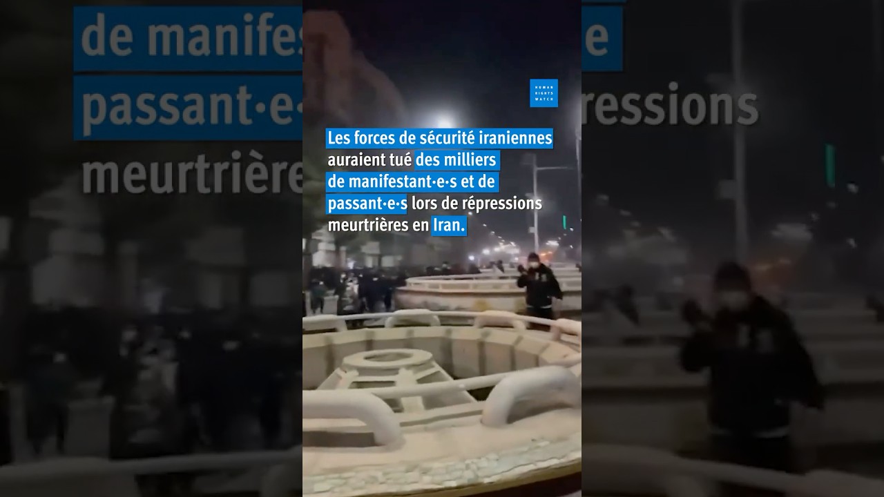 Iran : Massacres de manifestants