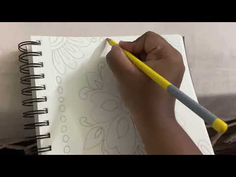 Step by step floral mural || Instagram worthy murals #colourstutorial #designtutorials