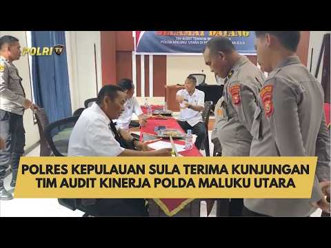 POLRES KEPULAUAN SULA TERIMA KUNJUNGAN TIM AUDIT KINERJA POLDA MALUKU UTARA