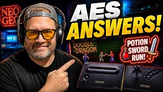 Huge Neo Geo AES+ Answers Double Dragon   Potion Sword Run & craneLIVEonYT guest!   New Games!