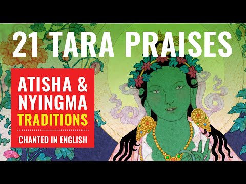 21 Taras sung in English Atisha and Nyingma traditions with beautiful original art