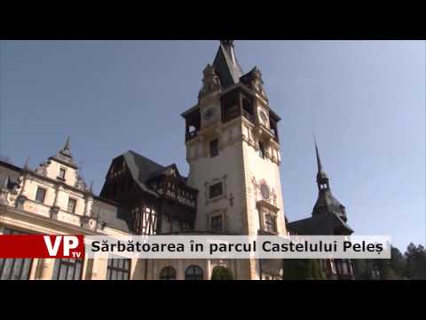 Sărbătoarea în parcul Castelului Peleș