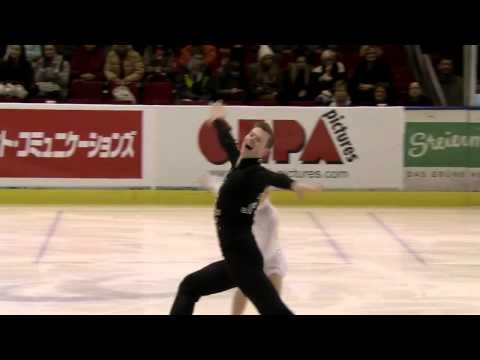 Caitlin Yankowskas and Hamish Gaman 2013 Senior Pairs Ice Challenge Graz