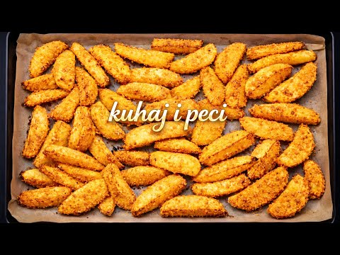 NAJUKUSNIJI HRSKAVI KROMPIR IZ RERNE BRZO I LAKO