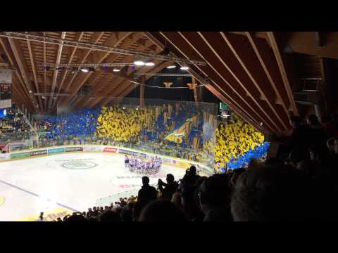 Choreo Playoff-Final Spiel 4 Vaillant Arena Davos. HCD-ZSC 4:3 n.V.