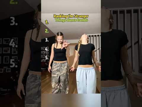 Ranking the Stranger Things dance trends.#funny#foryou