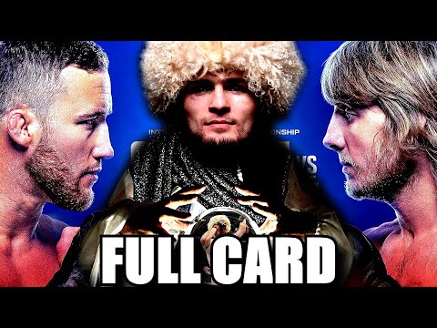 GAETHJE VS PADDY! UFC 324 FULL Predictions and Breakdown & All Bets