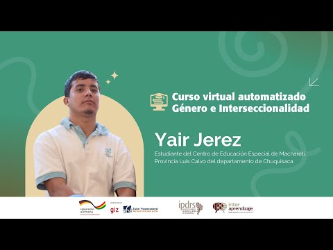 Yair Jerez - Estudiante del Centro de Educación Especial de Macharetí, Chuquisaca