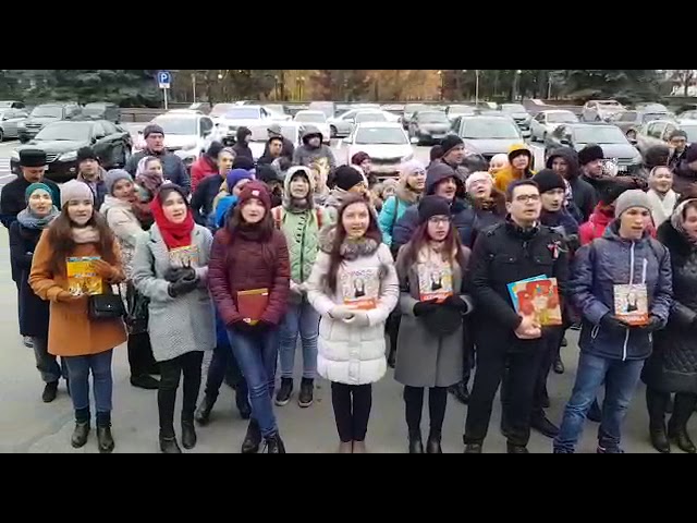 Халык туган телне яклап, Дәүләт советы бинасы каршына җыелды