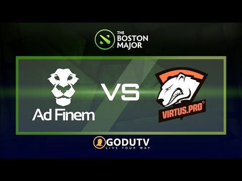 Ad Finem vs Virtus Pro [Bo1] | Boston Major Qualifier | GoduTV Dota