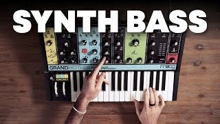 How to make bass sounds with a synth like Moog Grandmother