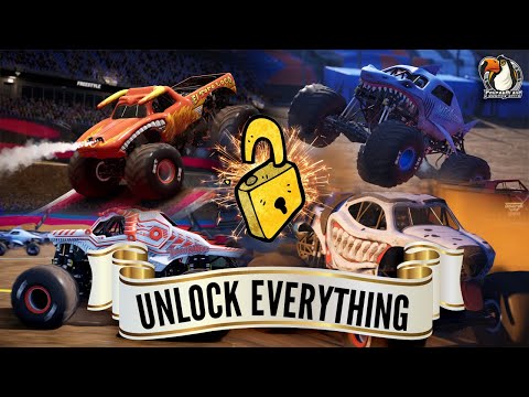 Ultimate Monster Jam Showdown Unlock Guide | Every Truck & Livery Revealed! - YouTube
