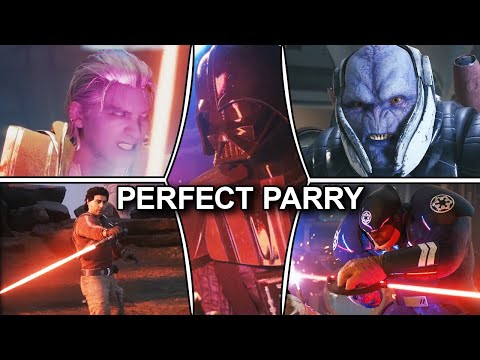 Star Wars Jedi: Survivor - All Bosses Jedi Grandmaster No Damage (PS5 4K 60FPS)