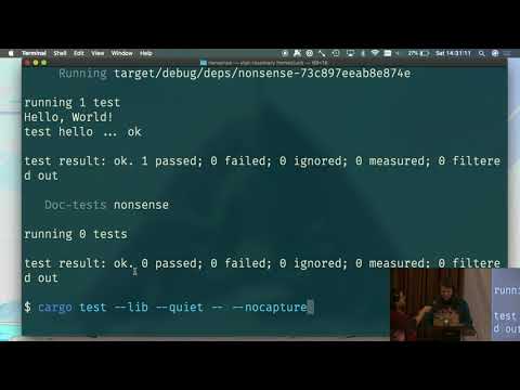 Lightning talk - Writing Hello World in 0x A Presses - Cassie Jones