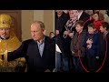 Young Boys Can T Contain Themselves When President Putin Shows Up For Christmas Eve Mass