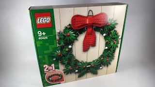 Let's Build LEGO Christmas Wreath 40426