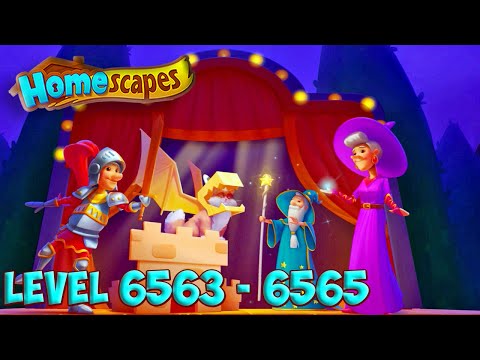 Homescapes level 6563 - 6565 🏡 Playrix HD 👋😘✌️