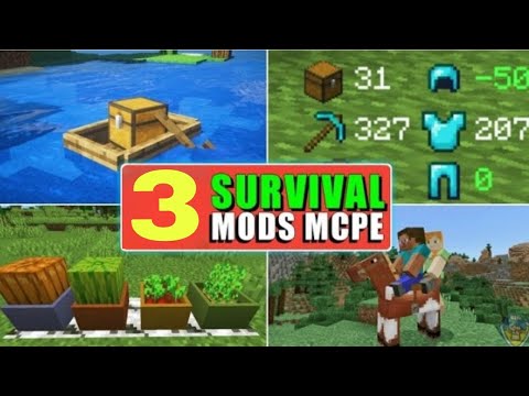 MR KING GAMER7176 - Minecraft top 3 best survival mods😎 || #mod #minecraft