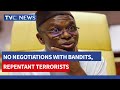 (WATCH) No Negotiations with Bandits, Repentant Terrorists - Gov. El Rufai Reveals