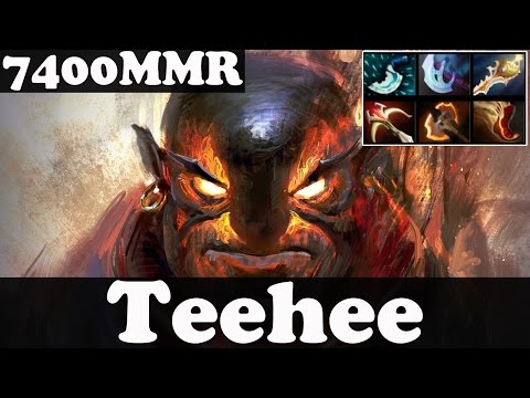 Dota 2 - Teehee 7400 MMR Plays Ember Spirit vol 2 - Ranked Match Gameplay
