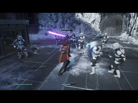 STAR WARS Jedi Fallen Order - Ilum Stormtroopers Battle - Purple Lightsaber