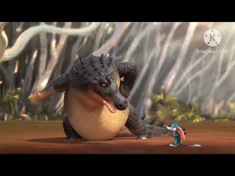 Parry the bilby meet howard the crocodile from dreamworks larrikins
