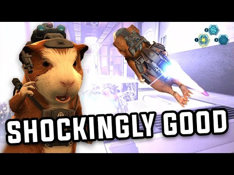 The G-Force game is better than it should be