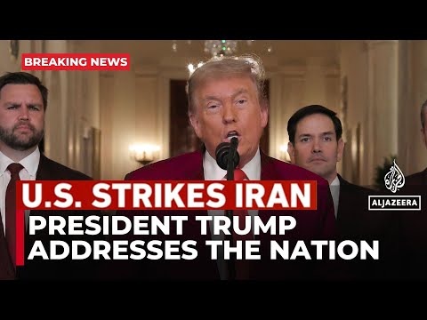 President Trump Addresses the Nation Following U.S. Attack on Iran's Nuclear Sites