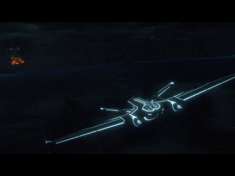 Light Jet Battle...Tron Legacy [4K]